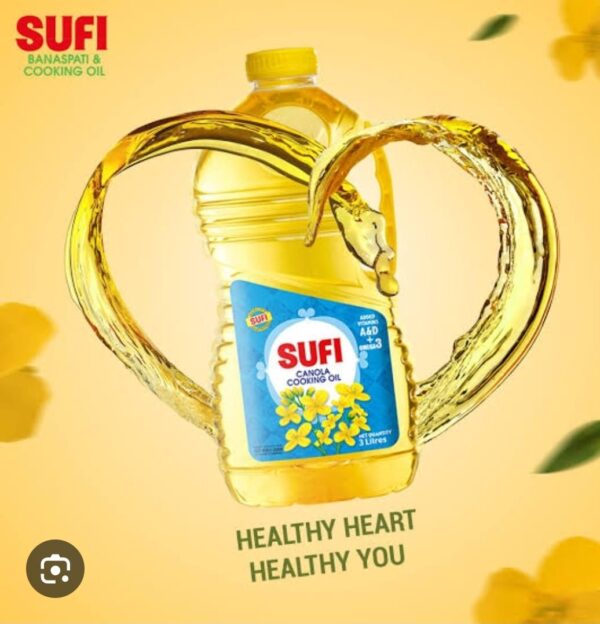 Sufi Canola Oil 3ltr
