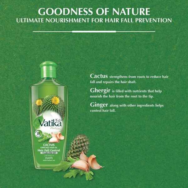 VATIKA CACTUS HAIR OIL 200ML