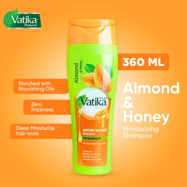 VATIKA ALMOND SHAMPOO 360ML