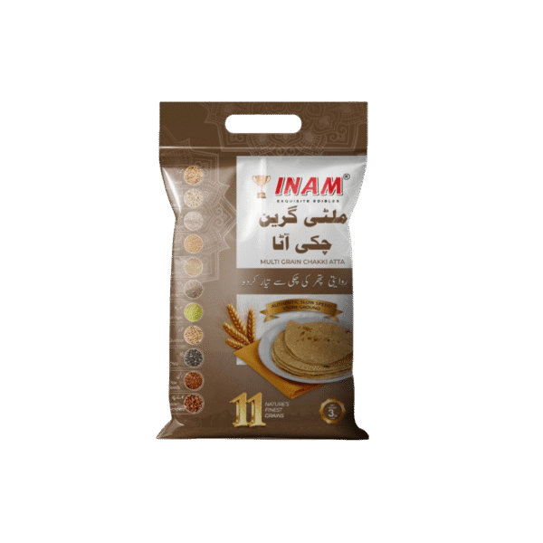 INAM MULTI GRAIN CHAKKI ATTA 3 KG BAG