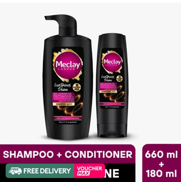 MECLAY LUSTROUNS SHINE 660 ML & CONDITIONER 180 ML